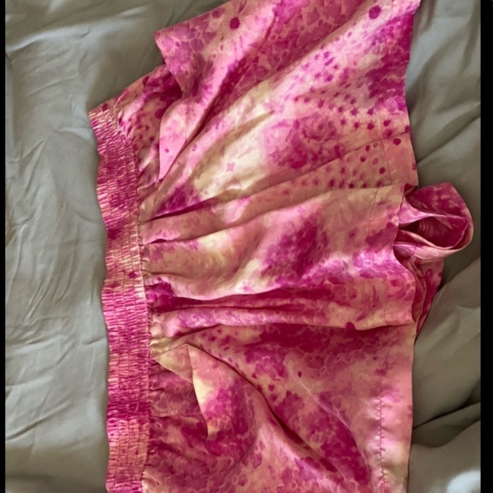 Juicy couture pink silk shirt Tye dye size large - Picture 3 of 7